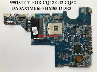 595184-001 for HP CQ42 G42 CQ62 G62 Intel HM55 Motherboard DA0AX1MB6F0 Test Good Compatible CPU Brand: Inte