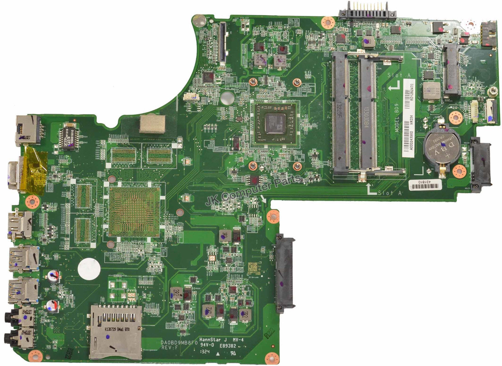 Toshiba L75D Laptop Motherboard w/ AMD A4-5000 1.5Ghz CPU A000243960 Brand: Toshiba Socket Type: Integrate