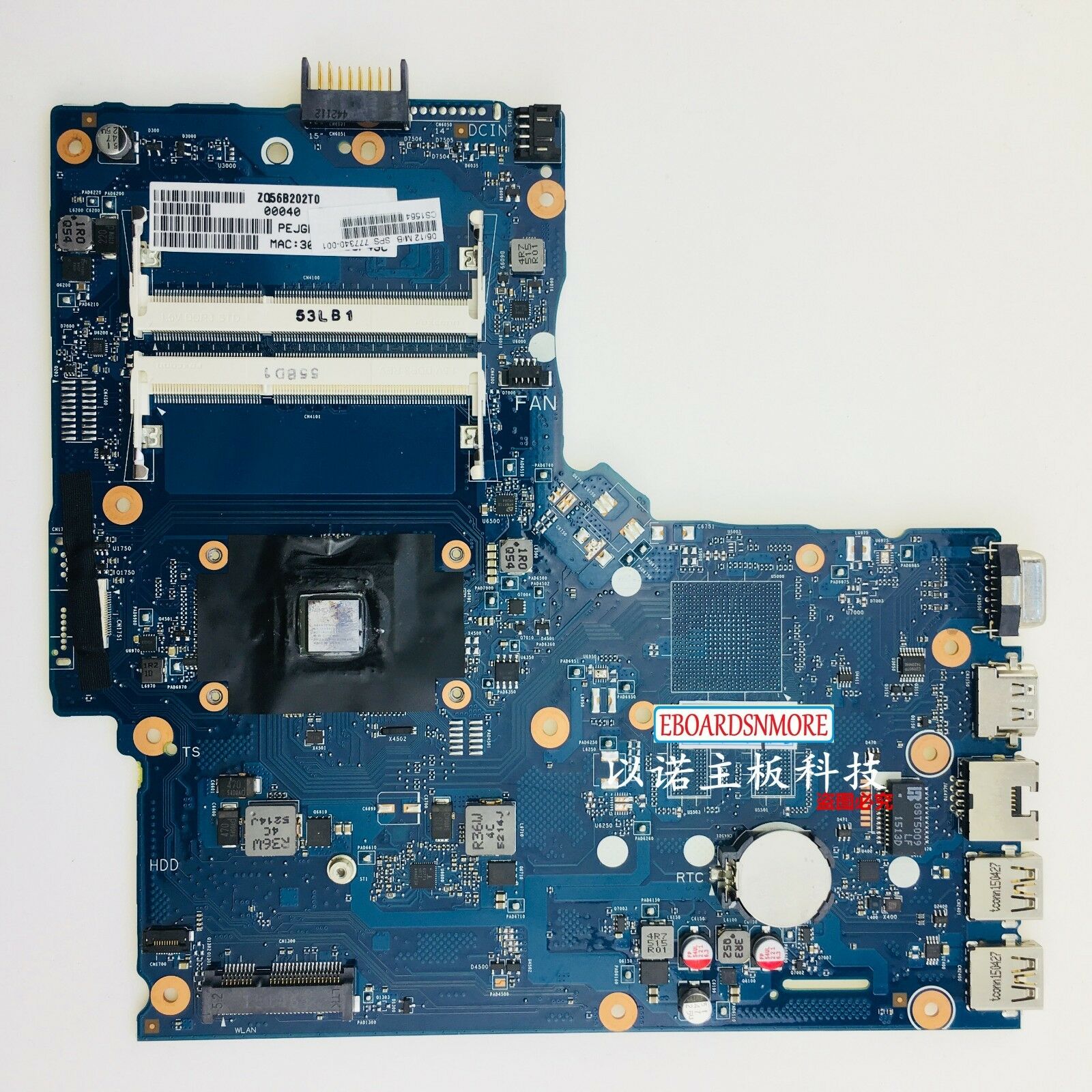 HP 355 G2 Laptop Motherboard,777340-001 ICEA10-6050A2612501 W/ A8-6410 CPU Compatible CPU Brand: AMD Memor