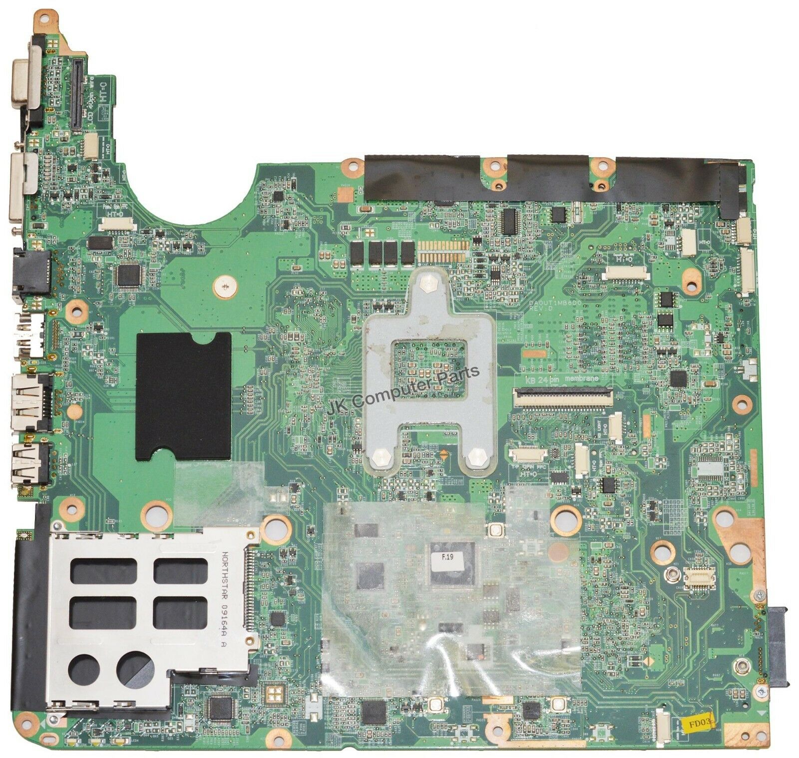 HP DV6-1100 AMD Laptop Motherboard s1 509449-001 31UT1MB0000 DA0UT1MB6D0 Rev:D MPN: 509449-001 Compatible