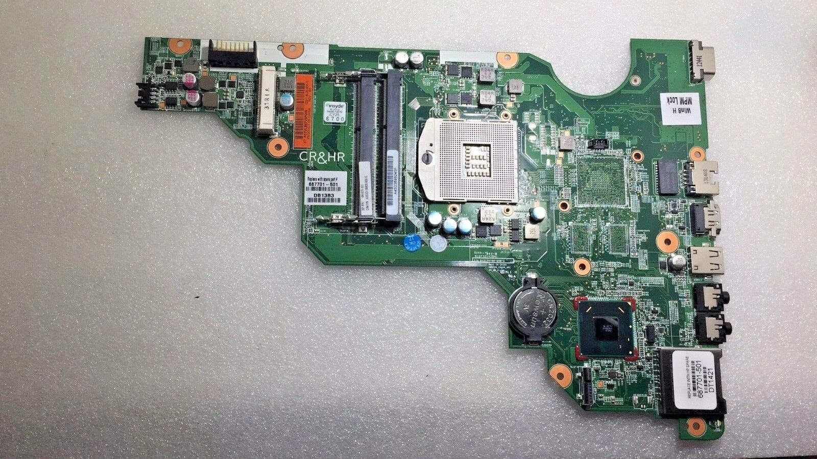 For HP CQ58 CQ58-2000 Laptop motherboard 687701-501 687701-601 687701-001 Brand: HP Compatible CPU Brand:
