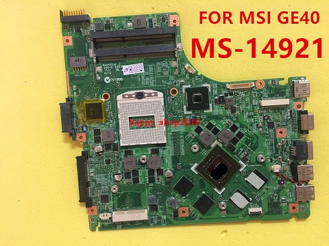 MS-14921 VER: 1.0 MSI GE40 CR42 PGA947 Intel Motherboard Test Good MSI GE40 CR42 PGA947 DDR3 Intel Motherbo