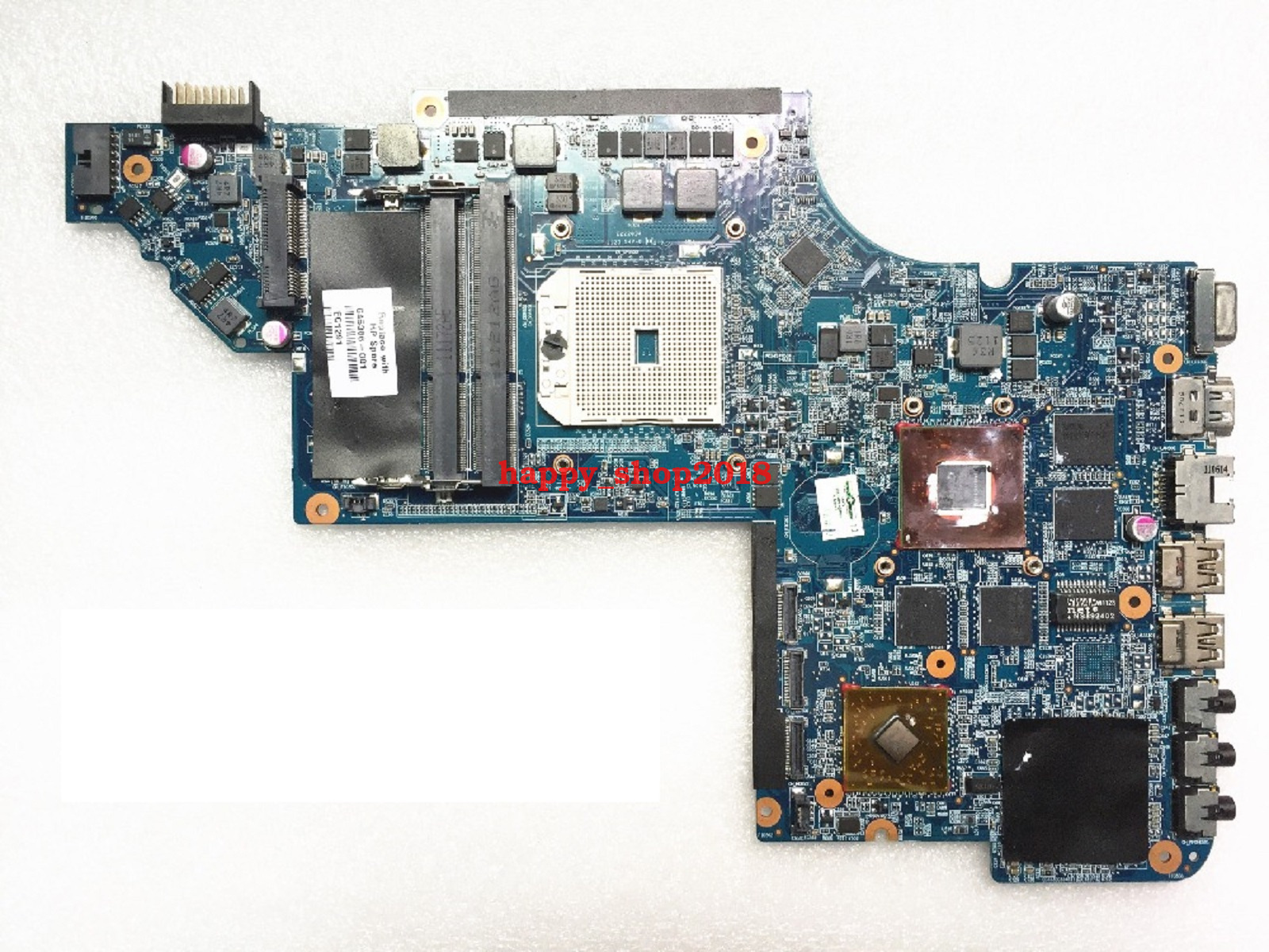 666520-001 for HP DV7 DV7-6000 A70M Chipset HD6750/1GB AMD Motherboard Test Good Brand: HP Number of Memo