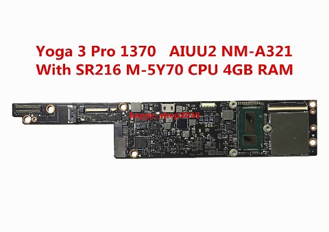 AIUU2 NM-A321 5B20G97324 Lenovo Yoga 3 Pro 1370 with M-5Y70 CPU 4GB Motherboard Lenovo Yoga 3 Pro 1370 Lapto