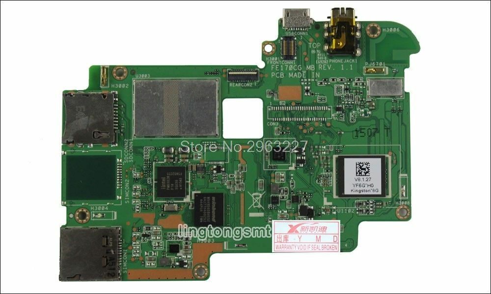 Fit Asus Fonepad 7 fe170cg PC Tablet Motherboard Motherboard Logic Board 8g Prodotto non nazionale: No MPN: