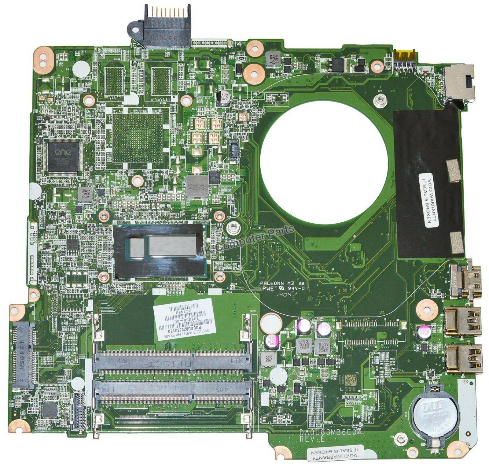 Hp Pavilion 15 N Laptop Motherboard W Intel I5 4200u 16ghz Cpu 732086