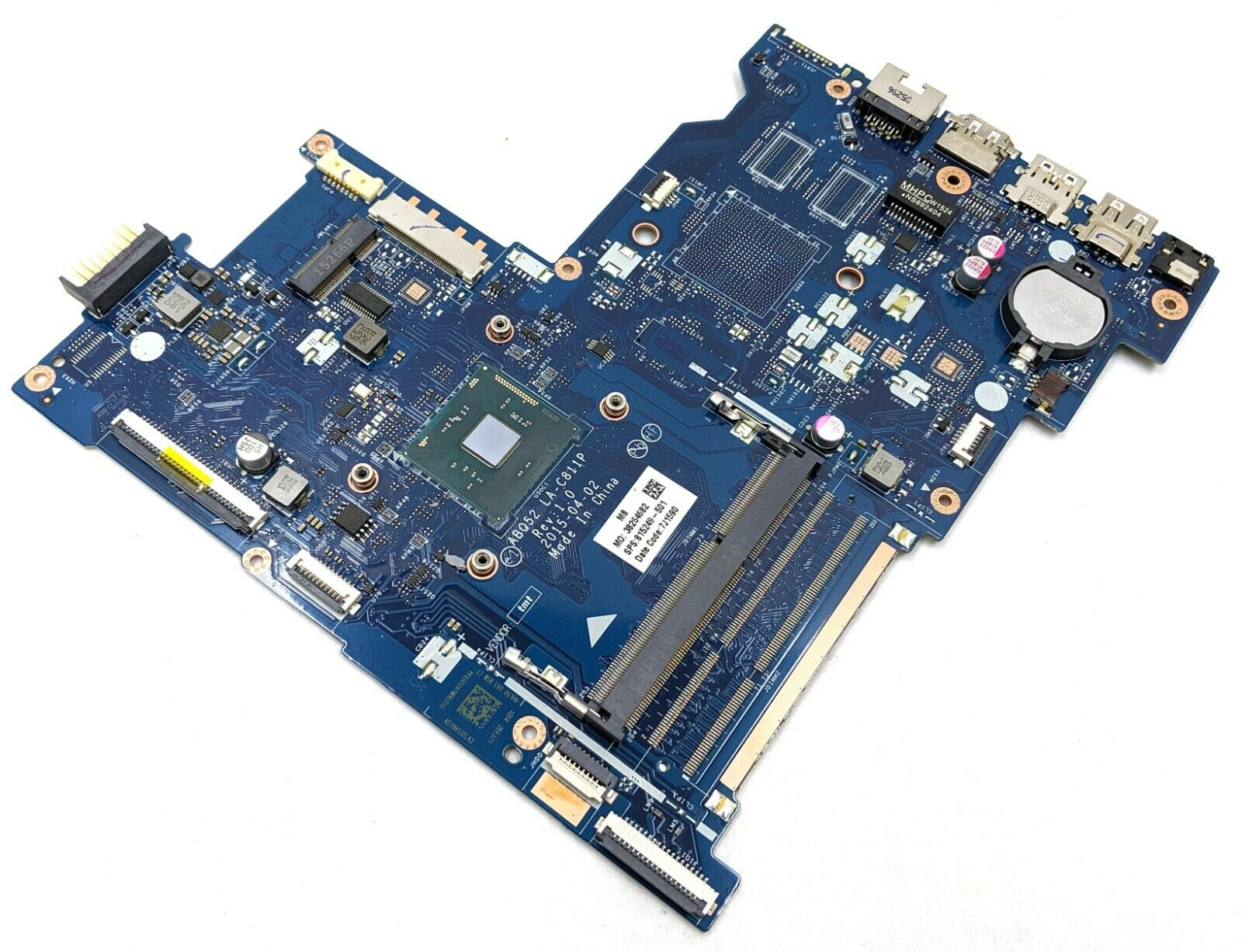 HP Pavilion 15-ac133ds Laptop Motherboard Intel N3700 1.60GHz 815249-501 Tested Compatible CPU Brand: Intel