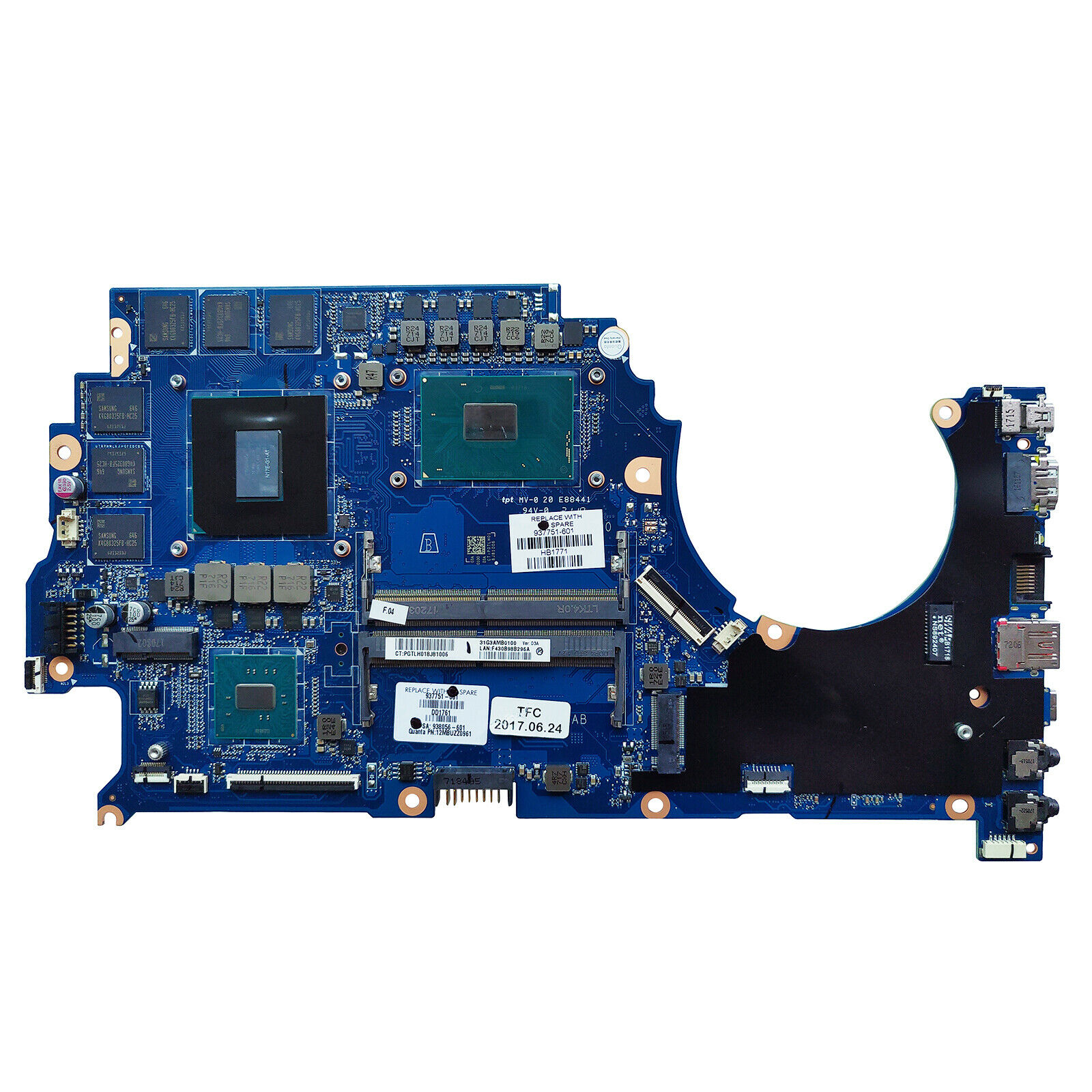 FOR HP omen 17 15-ce Motherboard Tested DAG3ABMBCD0 937751-601 G3AB Motherboard Brand: Unbranded UPC: Doe