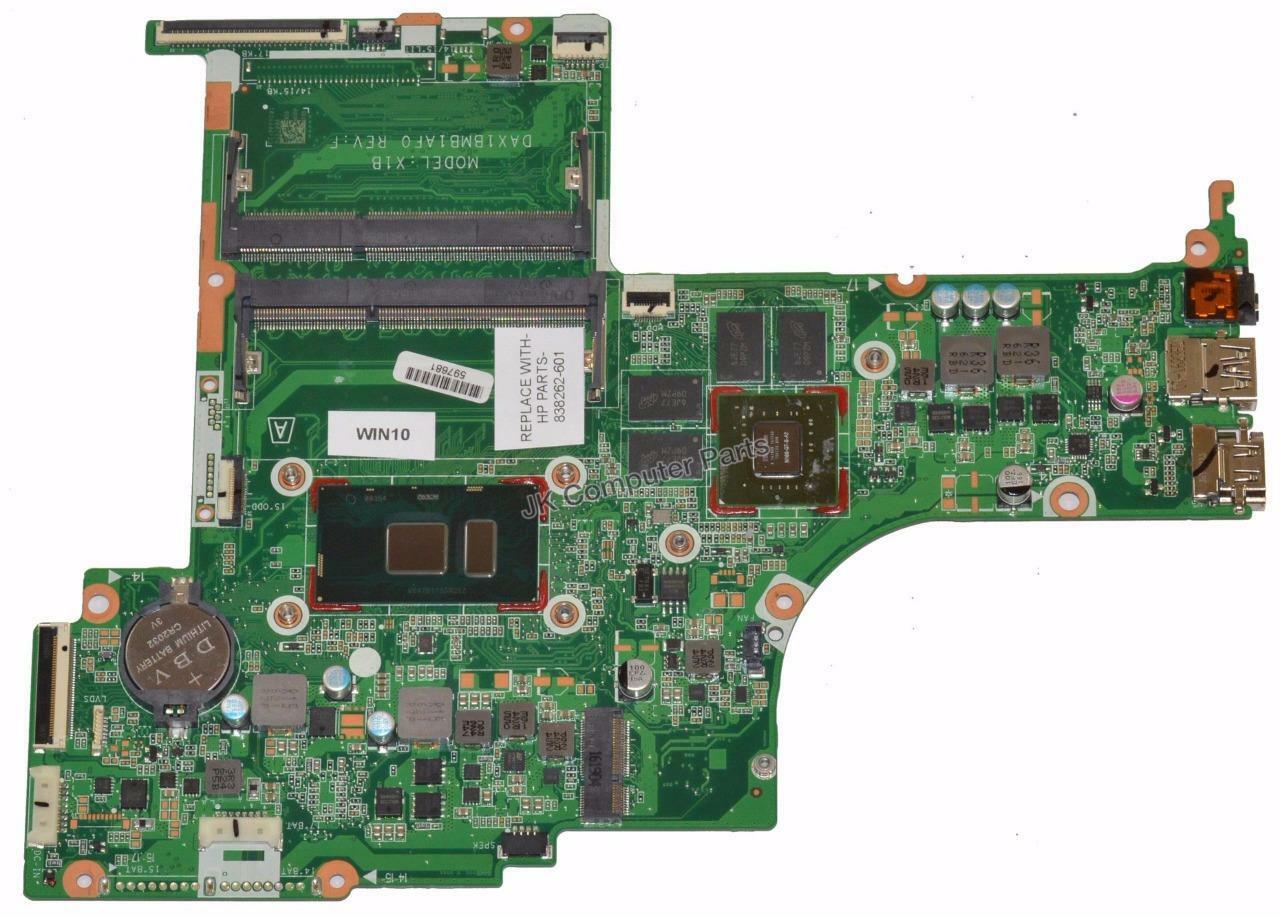 HP 17-S041NR Laptop Motherboard w/ Intel i7-6500U 2.5Ghz CPU 838262-601 Brand: HP Compatible CPU Brand: In