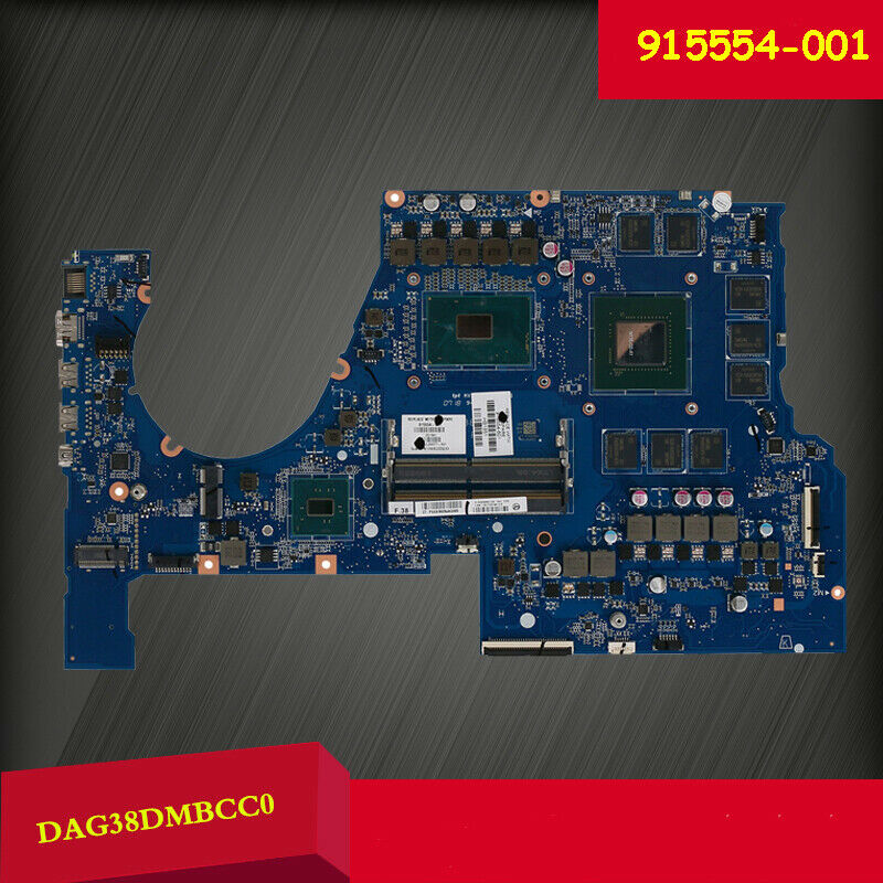 Tested FOR HP Omen 17-W TPN-Q174 Motherboard I7-7700HQ 915554-001 DAG38DMBCC0 Brand: HP Omen UPC: Does not