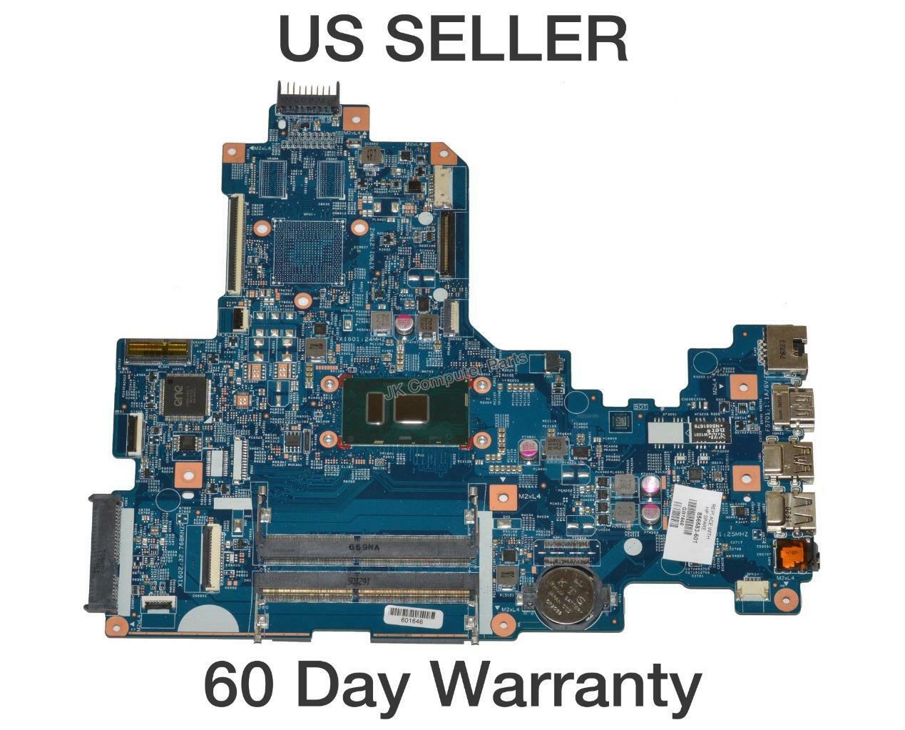 HP 17-X Laptop Motherboard w/ Intel i3-6100U 2.3Ghz CPU 856683-601 CPU Speed: 2.3Ghz Compatible CPU Brand: I