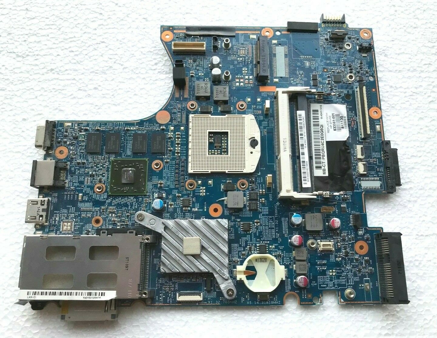 HP ProBook 4525s Intel i3 i5 i7 Motherboard 633551-001 MPN: 633551-001 Brand: HP Unit Quantity: 1 EAN: Do