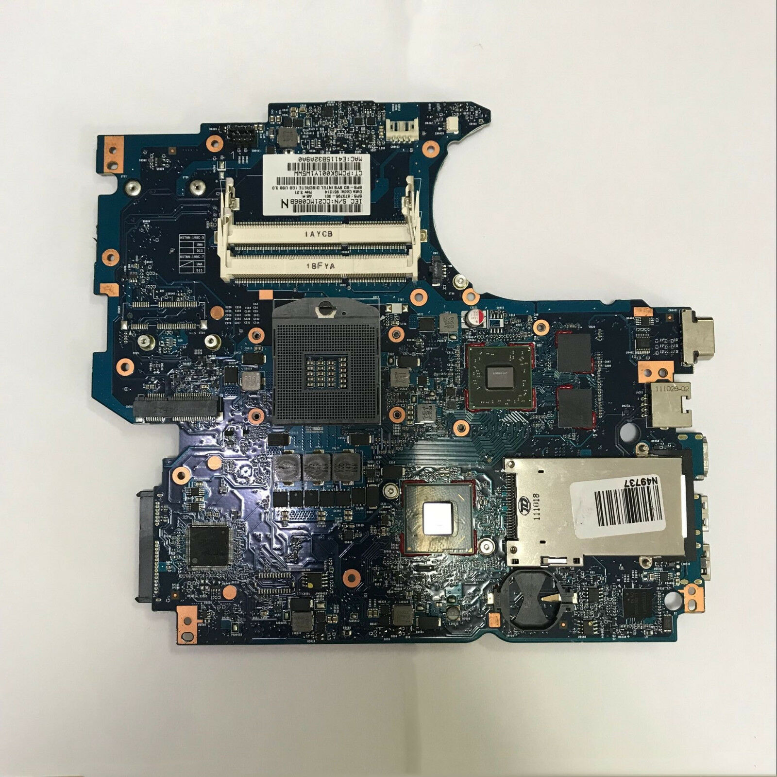 For HP 670795-001 for 4530s 4730s Laptop Motherboard HM65 DDR3 with 1GB card Modified Item: No CPU Brand: In