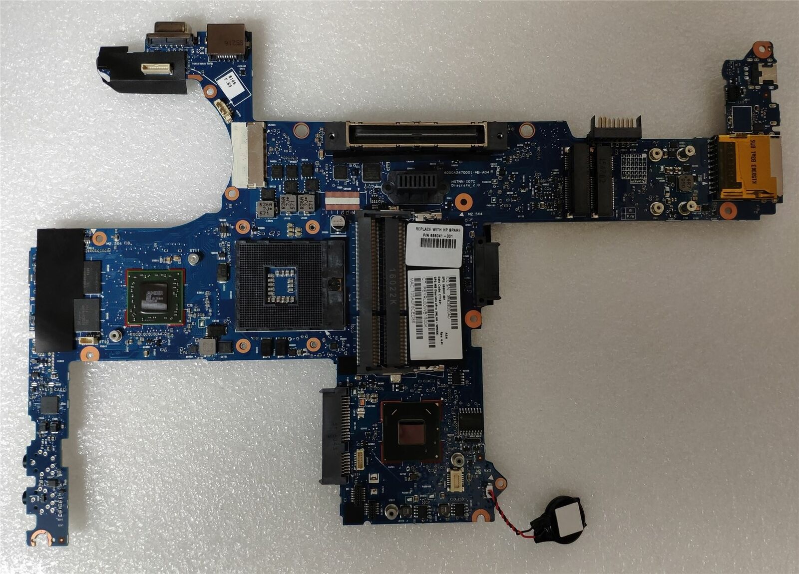 HP EliteBook 8470P Intel Laptop Motherboard S989 686041-601 Socket Type: Socket 989 Brand: HP MPN: 686041-