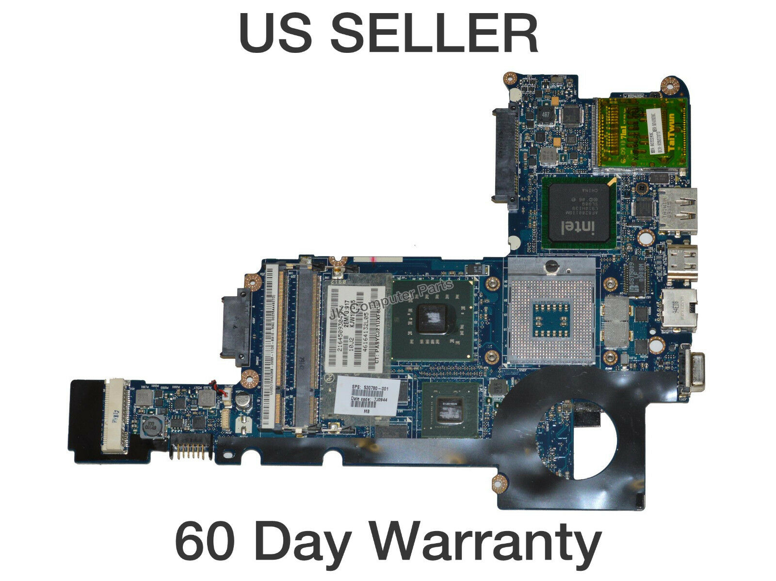 HP Pavilion DV3-2101 DV3-2102 DV3-2103 DV3-2104 Laptop Motherboard 530780-001 This motherboard is tested an