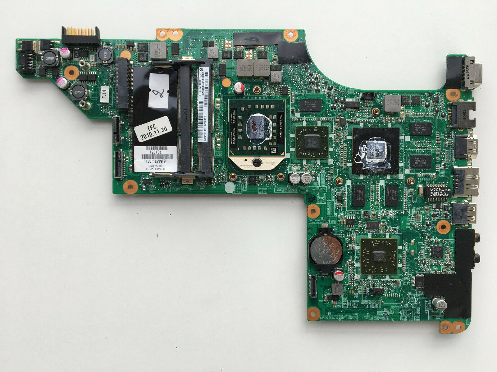 HP Pavilion DV7 - 4000 series Laptop AMD Motherboard 615687-001 Compatible CPU Brand: AMD Brand: HP HP Pa
