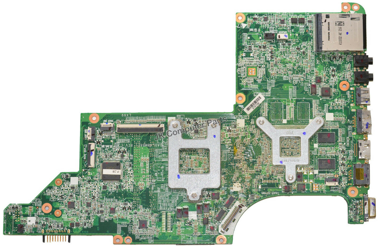 HP DV7-4000 AMD Laptop Motherboard s1 630833-001 630833001 Brand: HP Compatible CPU Brand: AMD MPN: 63083