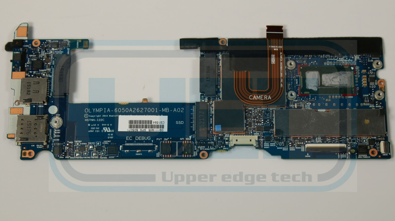 HP Elite X2 1011 G1 Laptop Motherboard 805071-601 M-5Y71 1.2 GHz 8GB Intel Brand: HP Socket Type: integrat