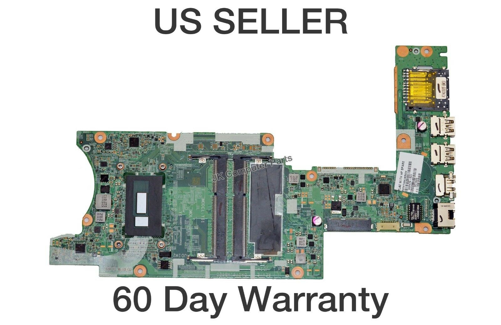 HP Pavilion X360 13-A110DX Laptop Motherboard i3-5010U 2.1Ghz CPU DA0Y61MB6E0 HP Pavilion X360 13-A110DX Lap