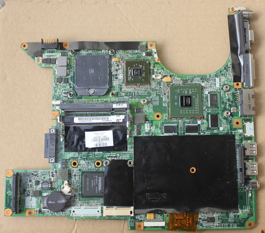 432945-001 HP DV9000 DV9200 DV9300 DV9400 HALF BOTTOM Motherboard PN: 432945-001 Description: HP Pavilio