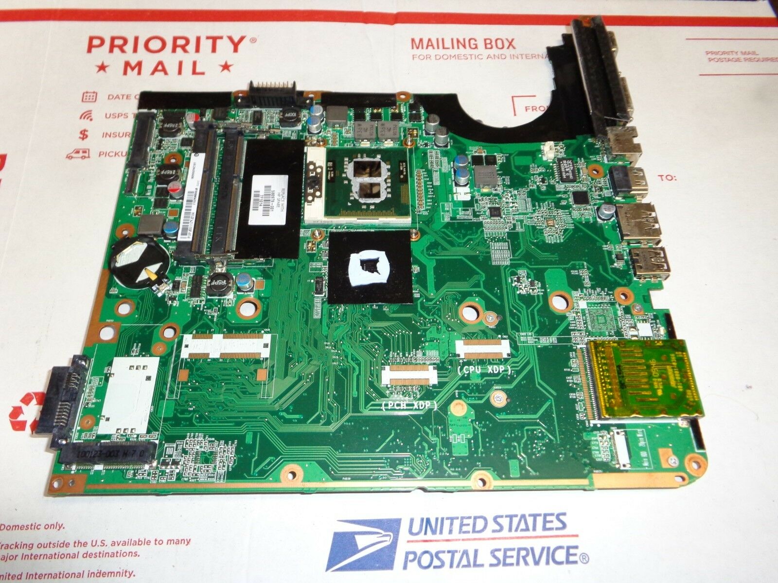 HP dv6 Motherboard PN: 580978-001 includes Intel Core i3-330M CPU tested Brand: HP Type: Motherboard Compat - Click Image to Close
