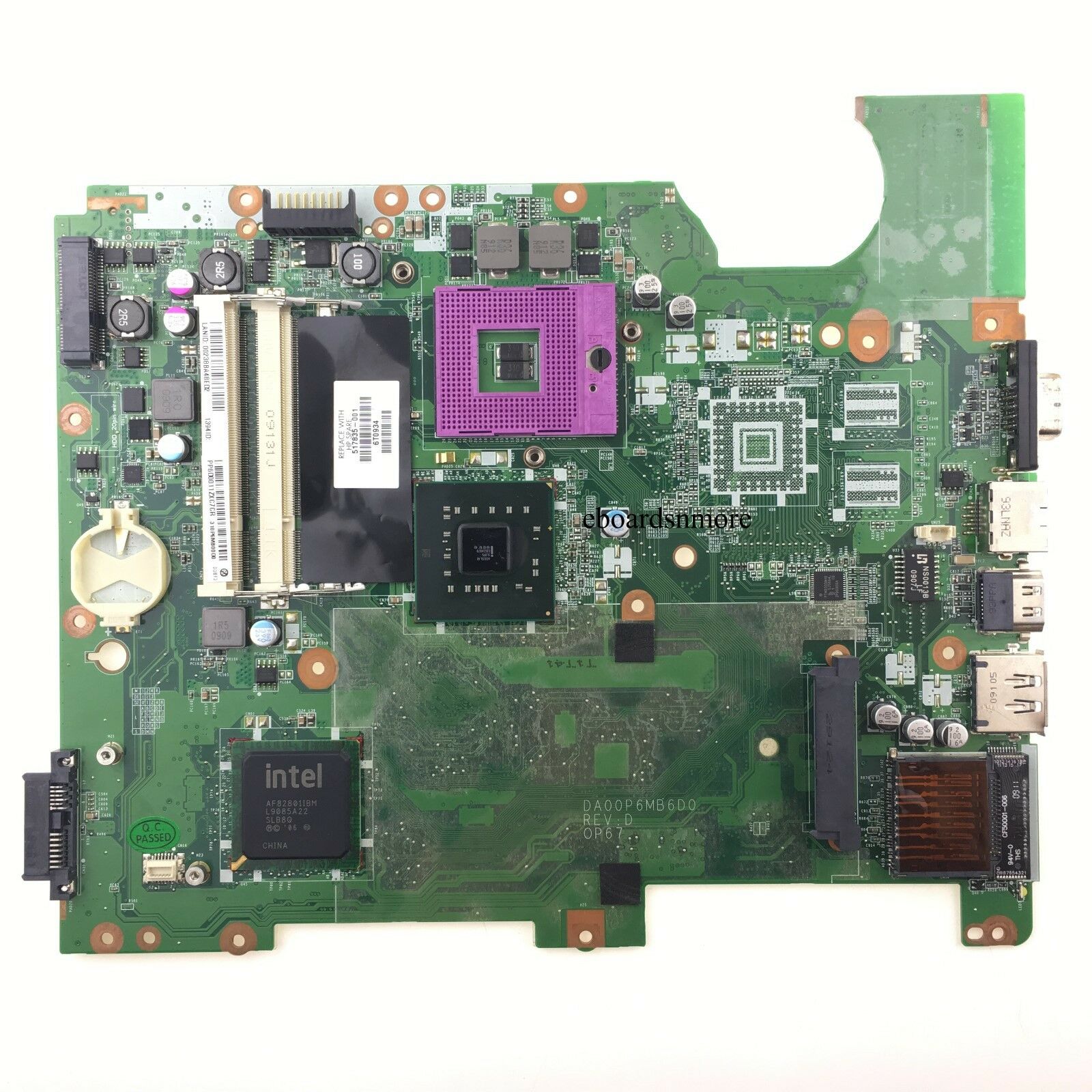 517835-001 for HP Compaq CQ61 G61 Laptop Intel Motherboard,GL40 chipset Grade A 517835-001 Intel Motherboard
