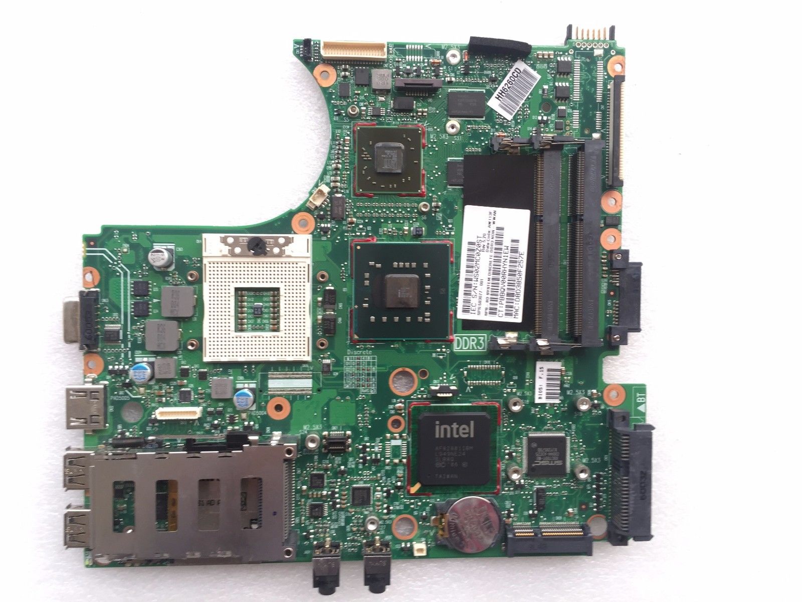 583077-001HP 4411S INTEL ATI graphics card notebook Laptop Motherboard DDR3 PM45 Number of Memory Slots: 2 M