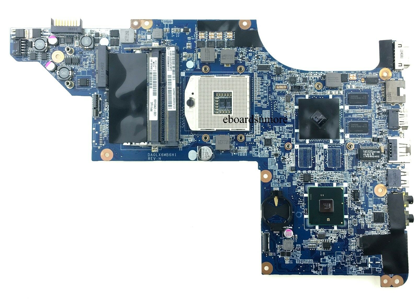 631042-001 Intel S988 Motherboard for HP DV6-3200 laptop, ATI 6370, DDR3 GRD A Compatible CPU Brand: Intel H