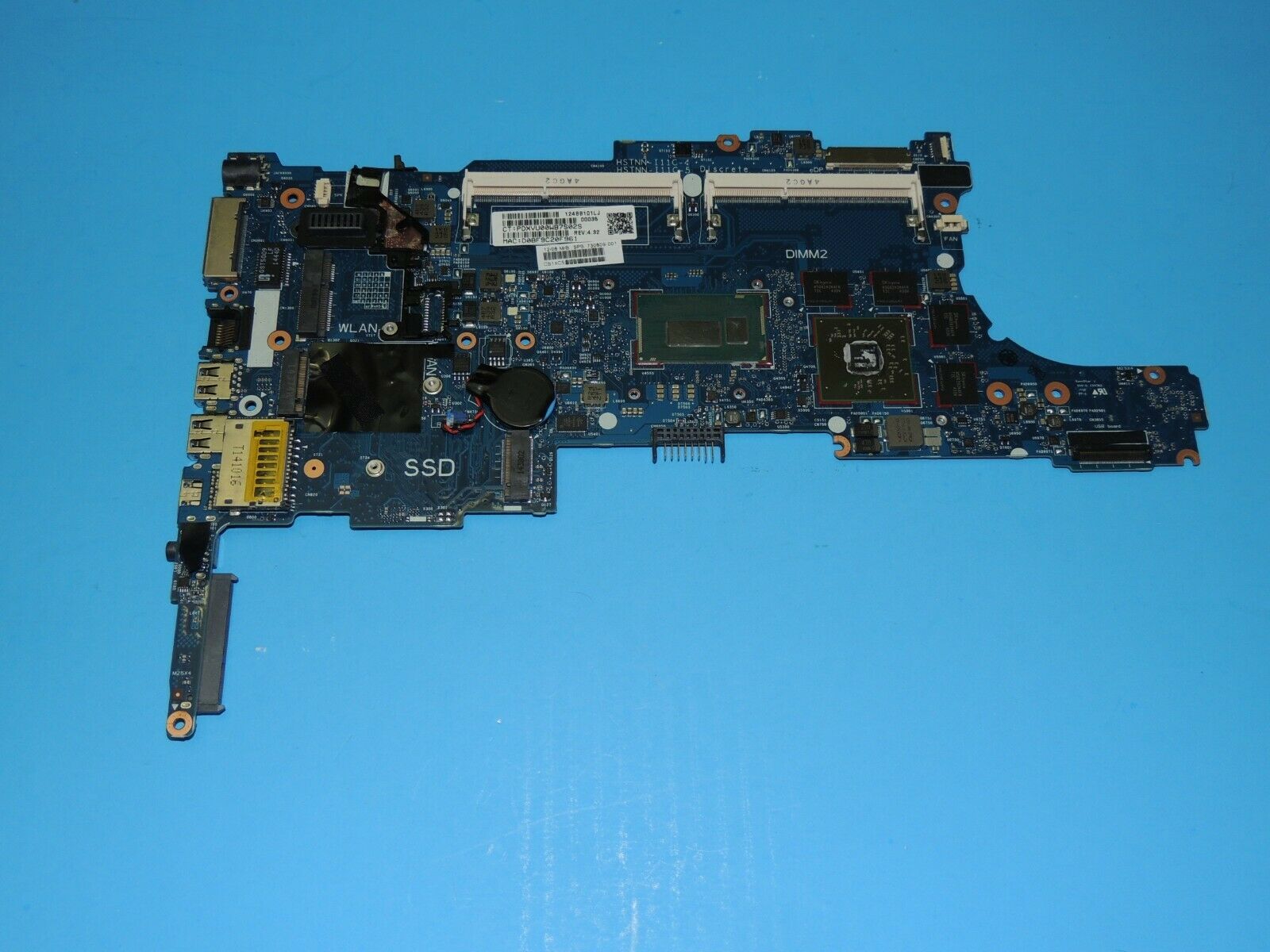 730809-001 GENUINE HP 850 G1 840 G1 Laptop Motherboard Core i7-4600U 730809-601 Memory Type: DDR3 SDRAM Bran