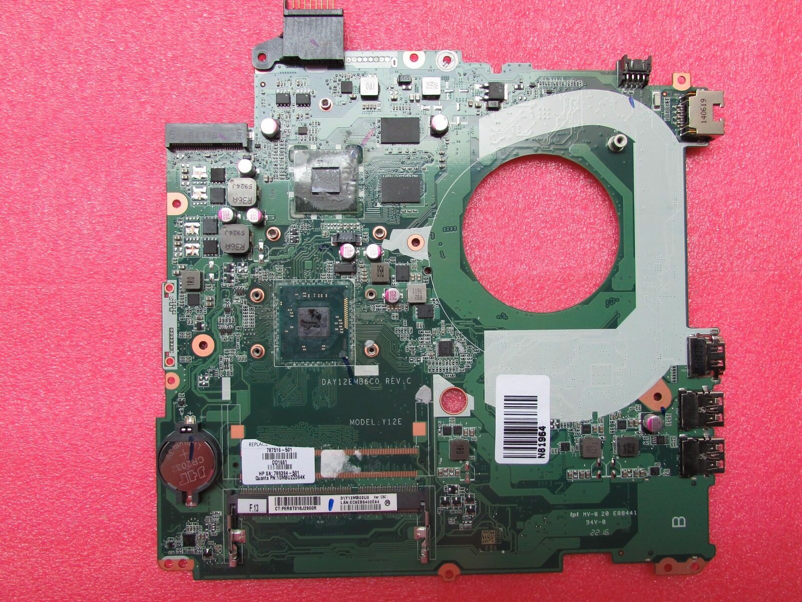 787516-501 for HP 15-F 17-F laptop motherboard DAY12EMB6C0 Compatible CPU Brand: AMD Memory Type: DDR3 SDRA
