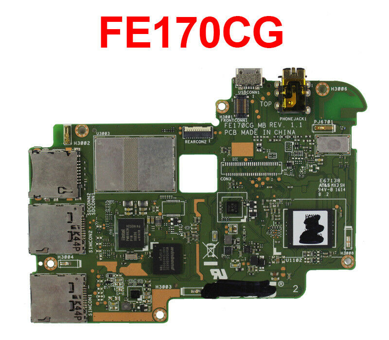 FE170C Motherboard For ASUS Fonepad 7 FE170CG 8GB Motherboard Mainboard Rev1.1 Model: FE170CG 8GB MPN: