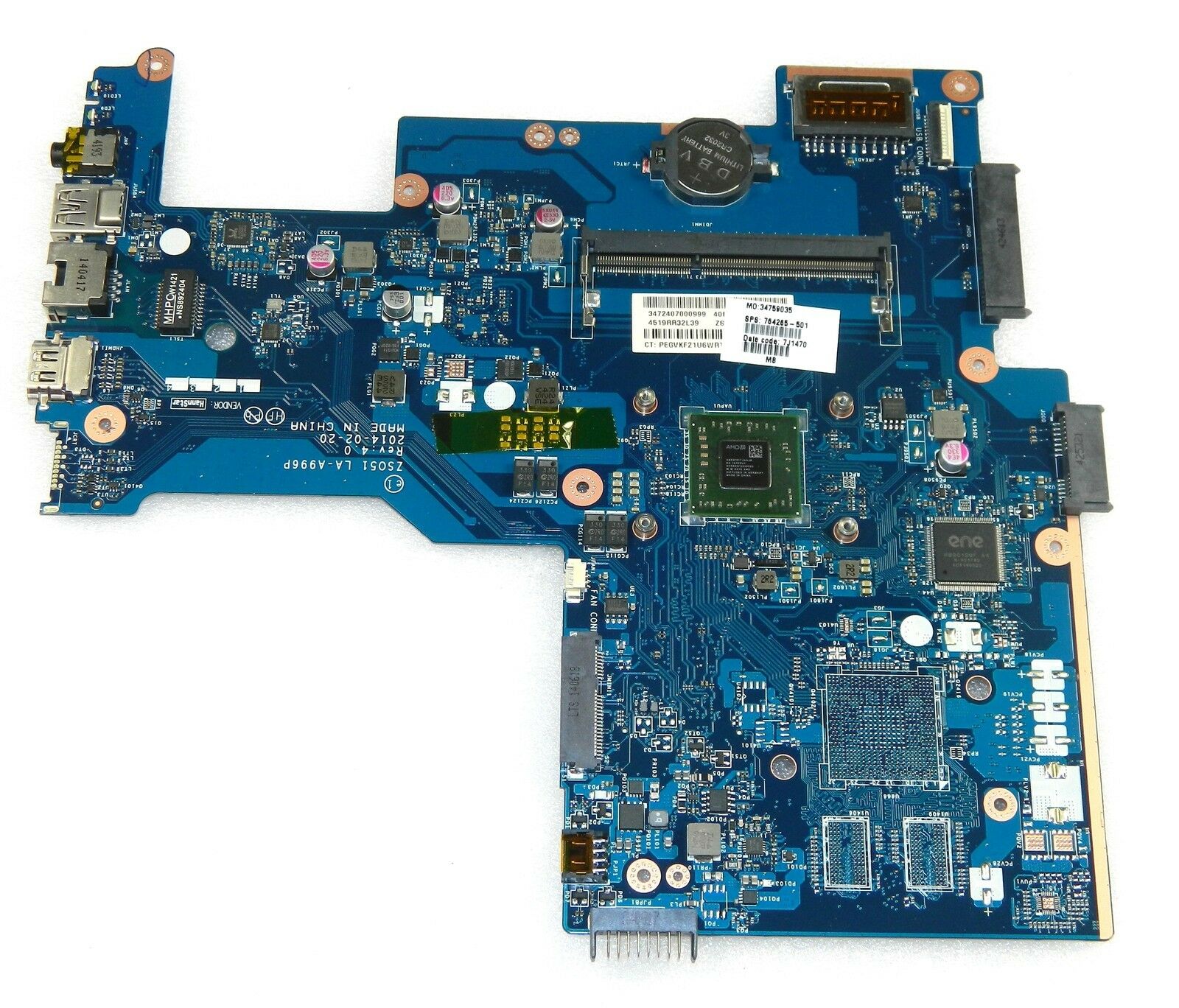 HP PAVILION 15-G SERIES AMD LAPTOP MOTHERBOARD MAINBOARD P/N 764265-501 Brand: HP Compatible CPU Brand: AMD