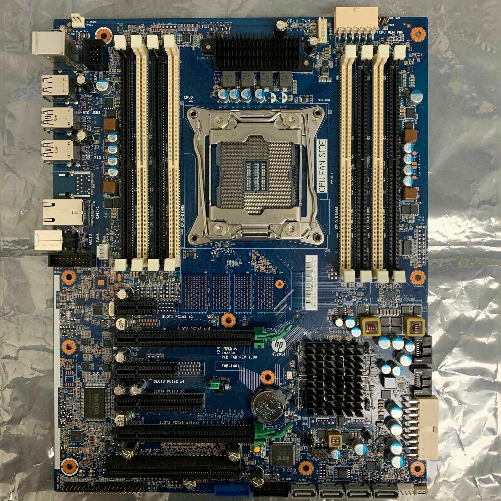 HP Z440 Workstation LGA 2011 ATX System Board Motherboard 761514-001 761514-601 Socket Type: LGA 2011 Form