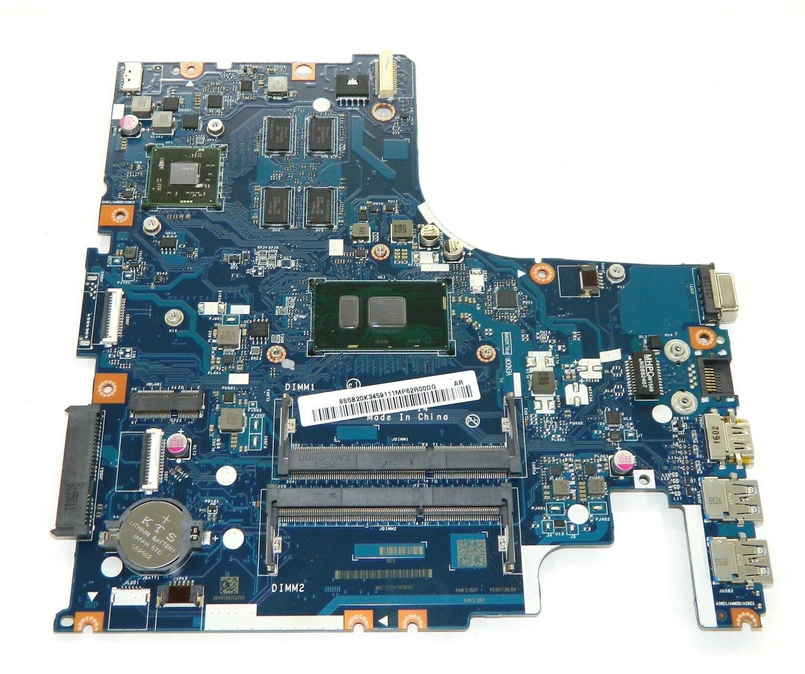 LENOVO 500-15ISK i7-6500U LAPTOP MOTHERBOARD MAINBOARD 5B20K34591 Compatible CPU Brand: Intel MPN: 5B20K3