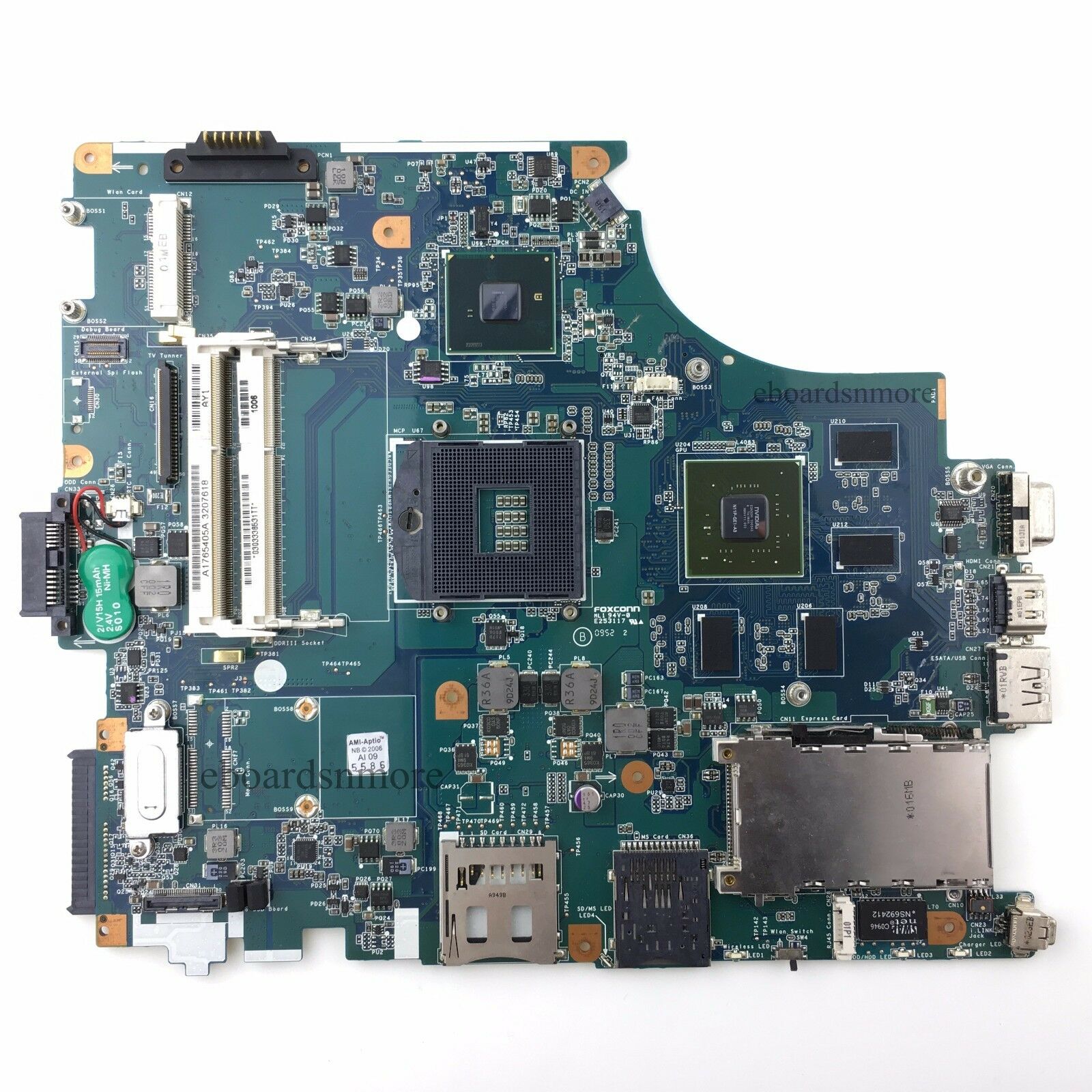 MBX-215 M930 Motherboard for Sony VAIO VPC-F11 VPCF115, N11P-GE1-A3 Video, A Brand: Sony Socket Type: SEE