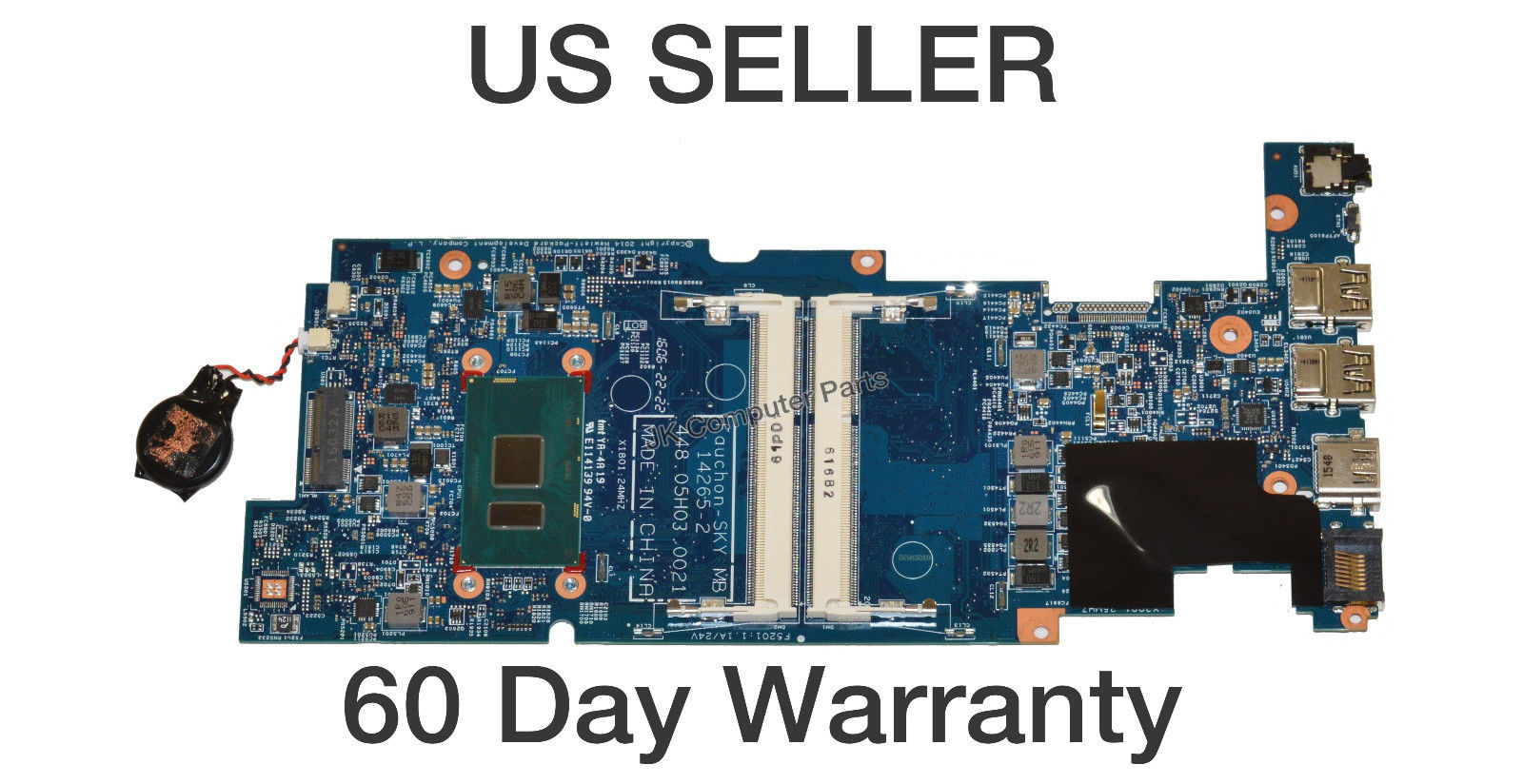 HP x360 13-S Laptop Motherboard w/ Intel i5-6200U 2.3GHz CPU 827823-601 Brand: HP Compatible CPU Brand: In