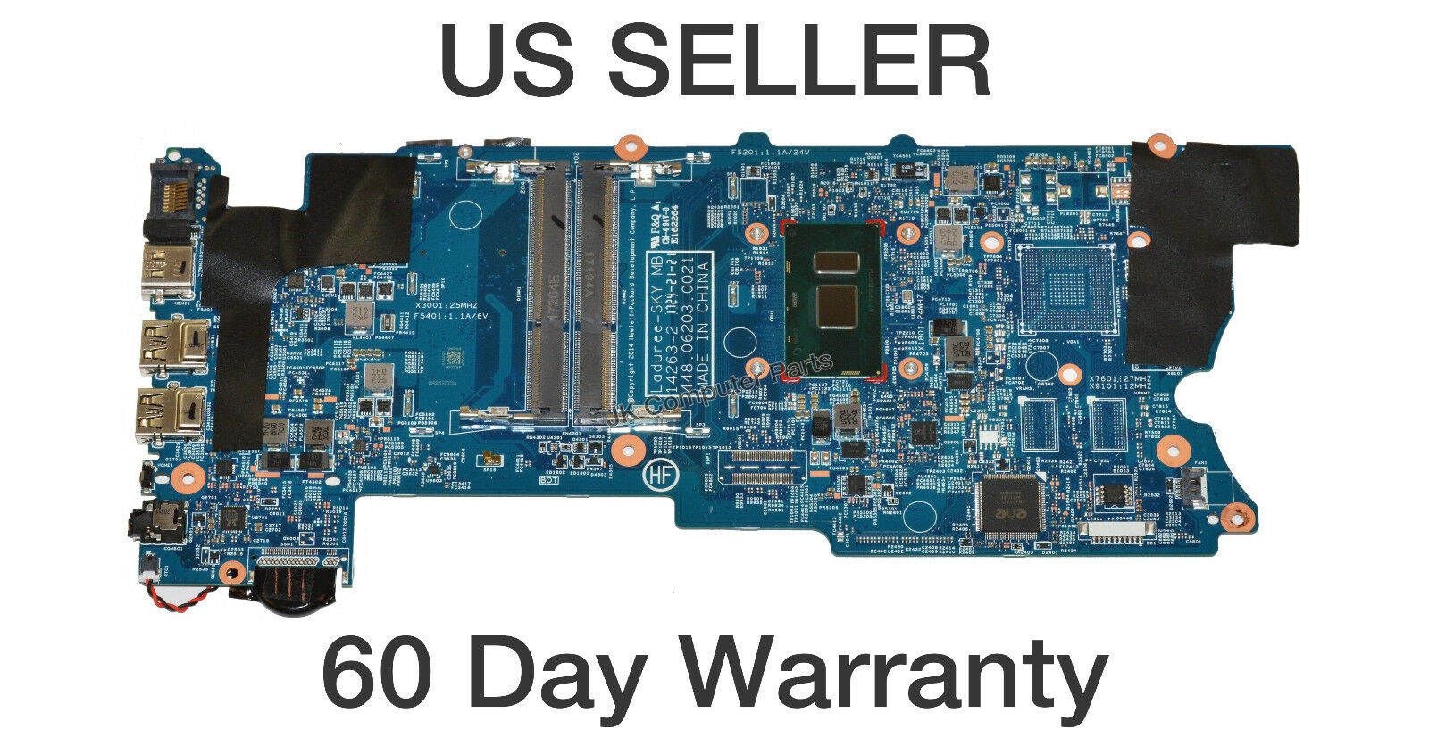 HP Envy x360 15-15-BK163DX Laptop Motherboard w/ i3-7100U 2.3Ghz CPU 863886-601 MPN: 863886-601 Compatible