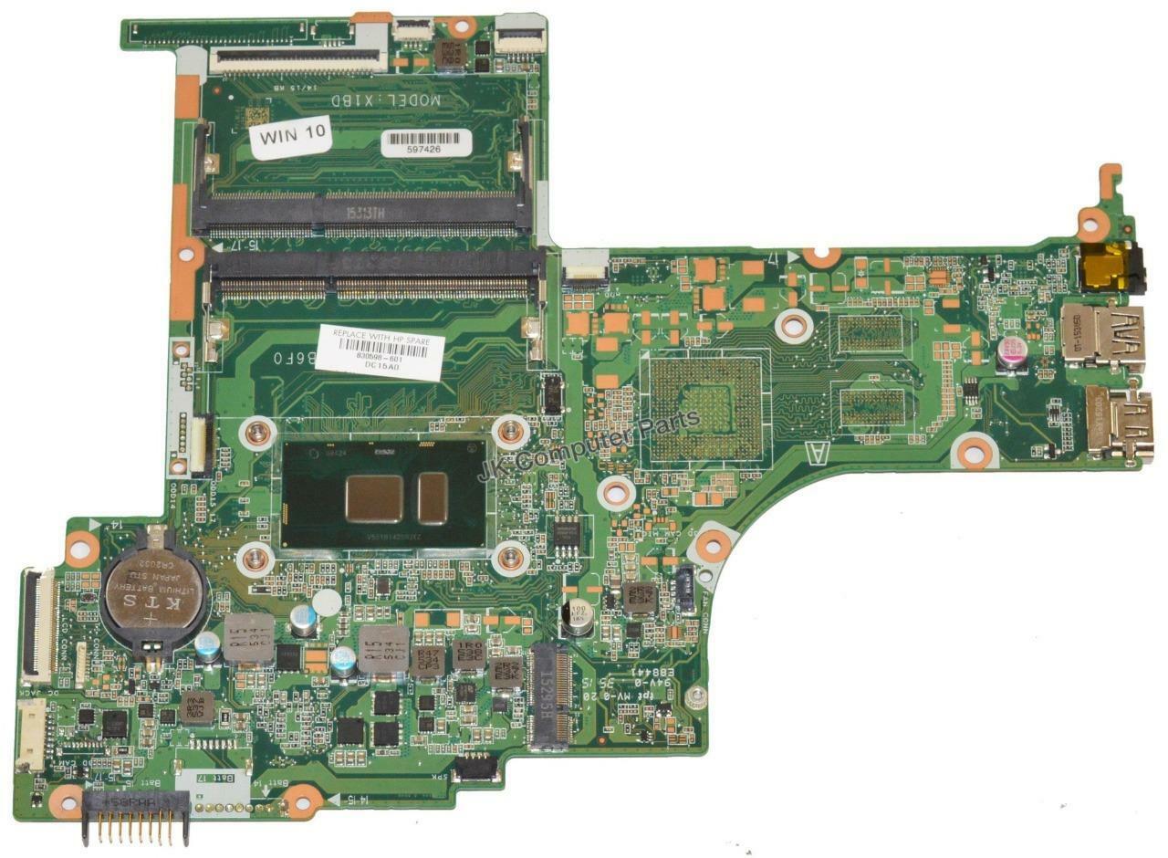 HP 15-AB Laptop Motherboard w/ Intel i7-6500U 2.5Ghz CPU 830598-601 Brand: HP Compatible CPU Brand: Intel