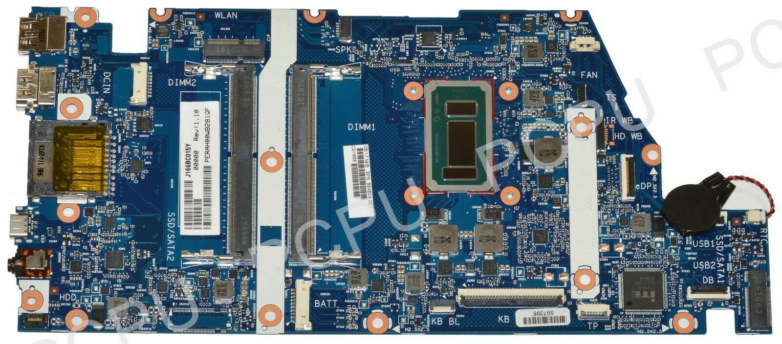 HP Envy 15-AS Laptop Motherboard w/ Intel i7-6560U 2.2Ghz 864609-001 Integrated CPU: i7-6560U Capacity per M