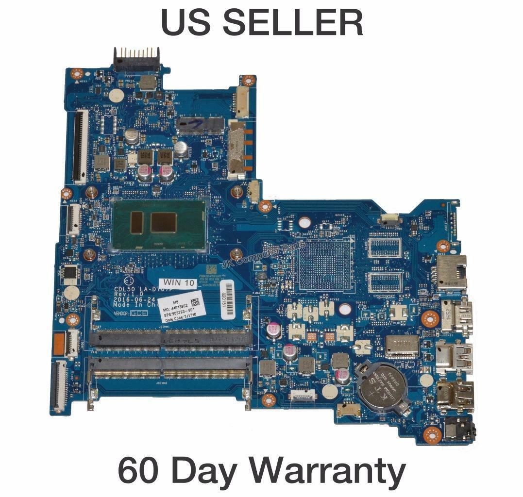 HP 15-AY103DX Laptop Motherboard TS w/ Intel i5-7200U 2.5GHz CPU 903793-601 Brand: HP Compatible CPU Brand: