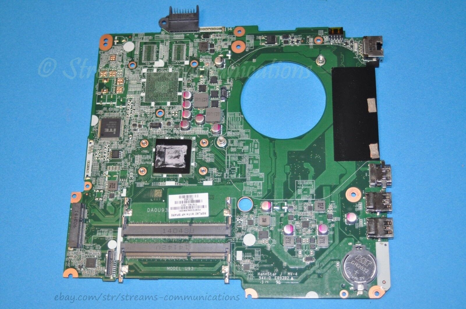 HP 15-F 15-F009WM AMD Laptop Motherboard DA0U93MB6D0 776783-501 Compatible CPU Brand: AMD Features: On-Boar