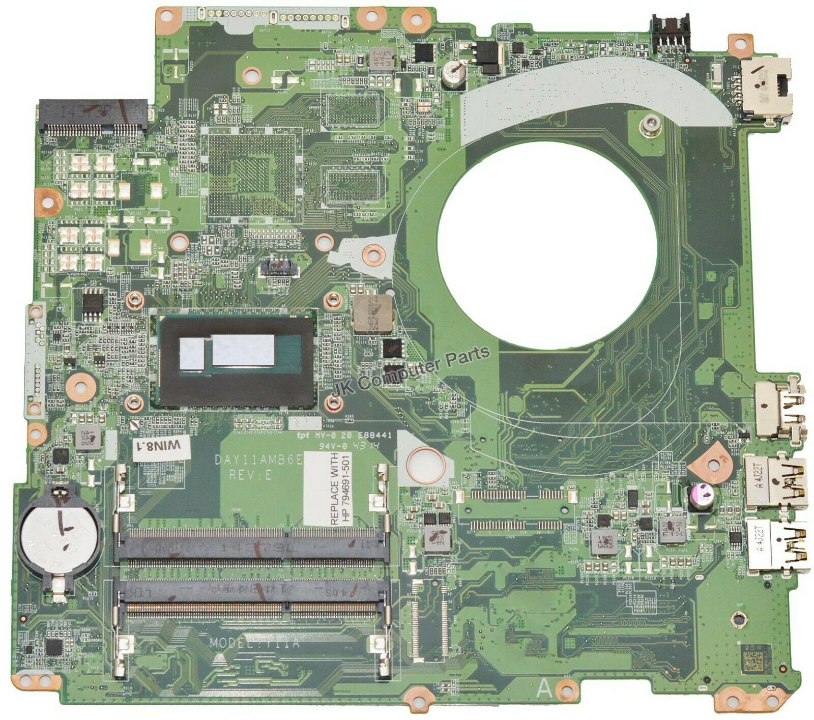 HP Pavilion 15-P Laptop Motherboard w/ Intel i7-4510U 2.0GHz CPU 794691-501 CPU Speed: 2.0 GHz MPN: 794691