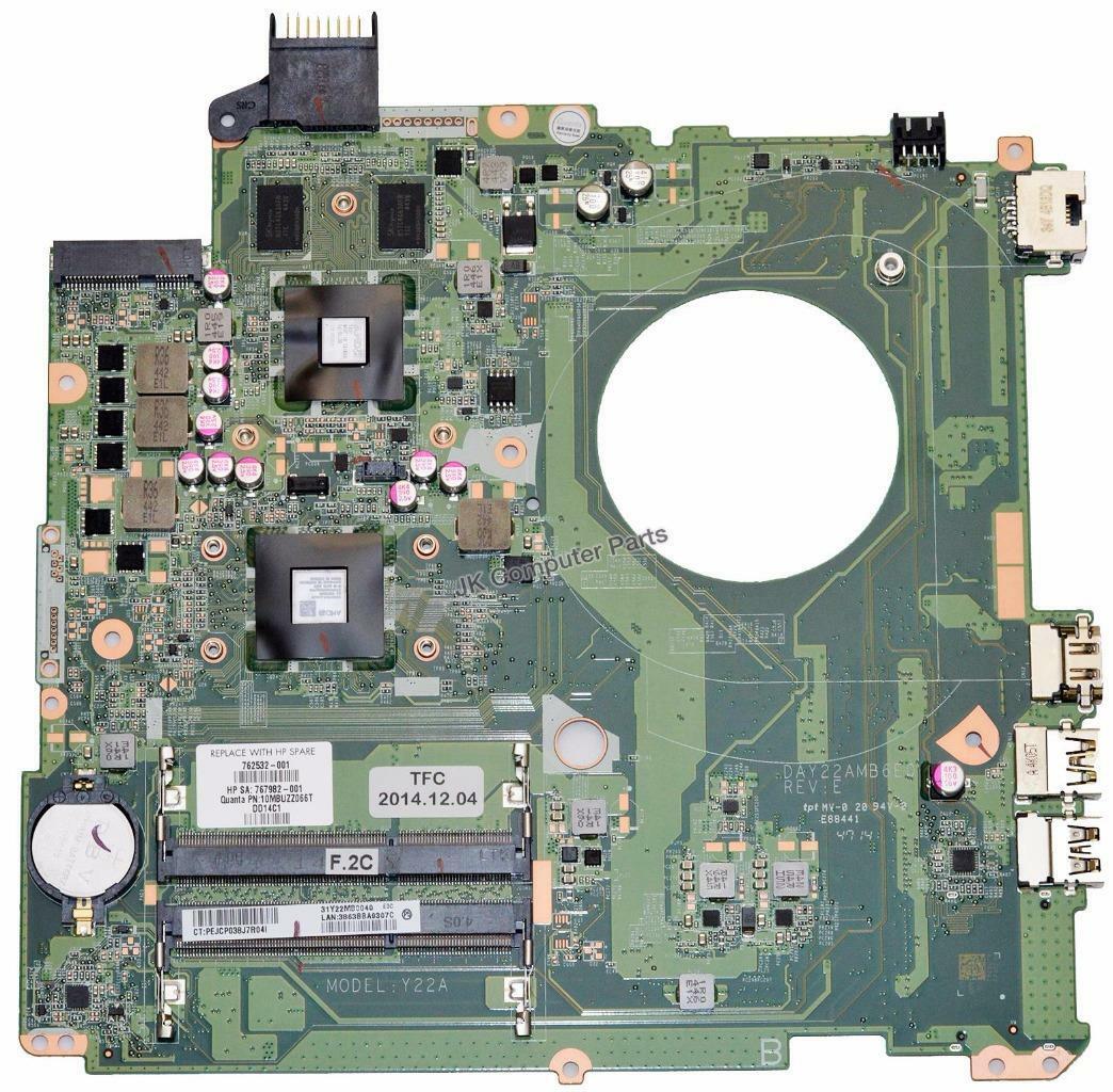 HP Pavilion 15-P Laptop Motherboard AMD A6-6310 1.8Ghz 31Y22MB0040 DAY22AMB6E0 This motherboard is pulled fr