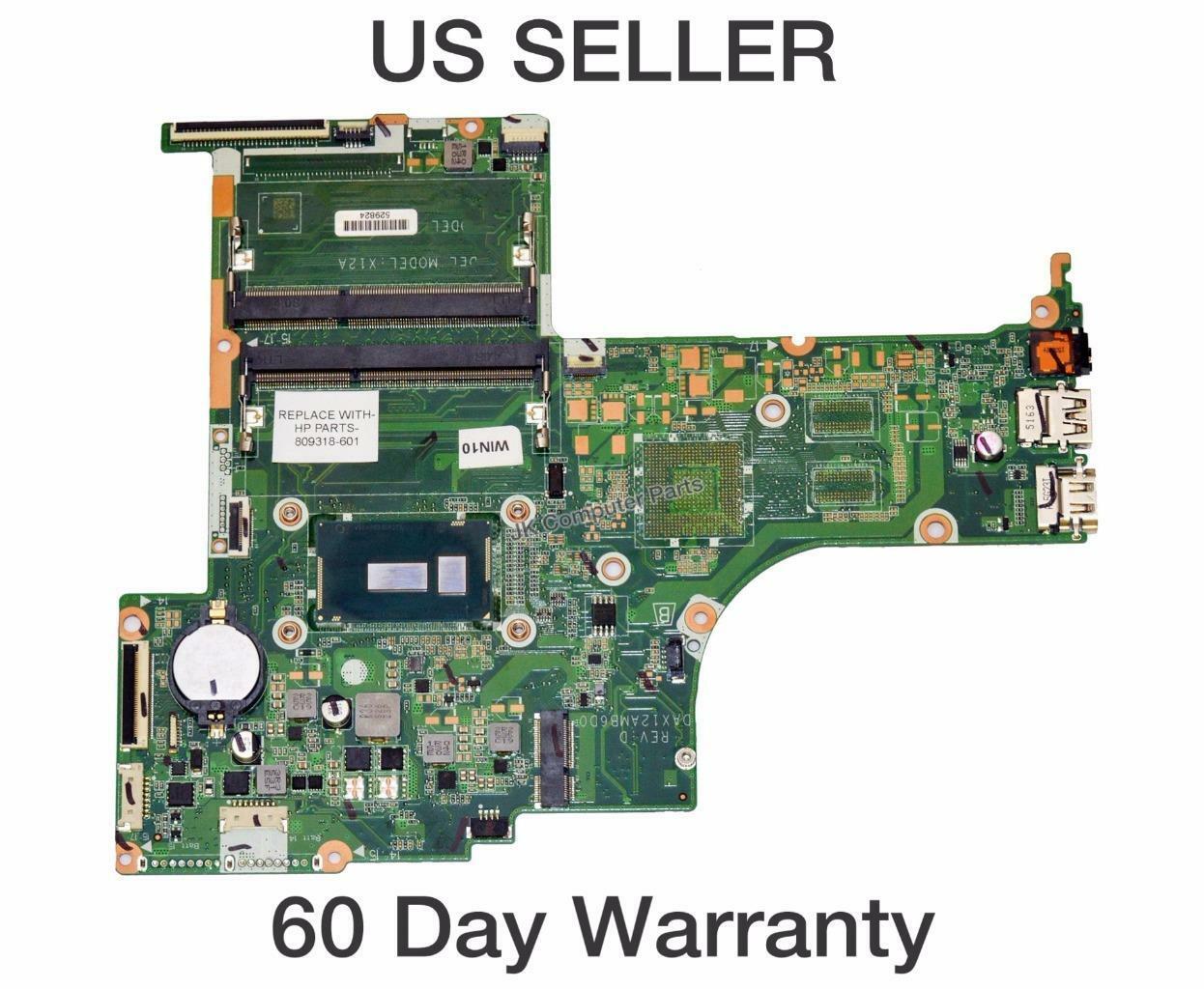 HP Pavilion 17-G101DX Laptop Motherboard w/ i5-5200U 2.2GHz CPU DAX12AMB6D0 Brand: HP Compatible CPU Brand