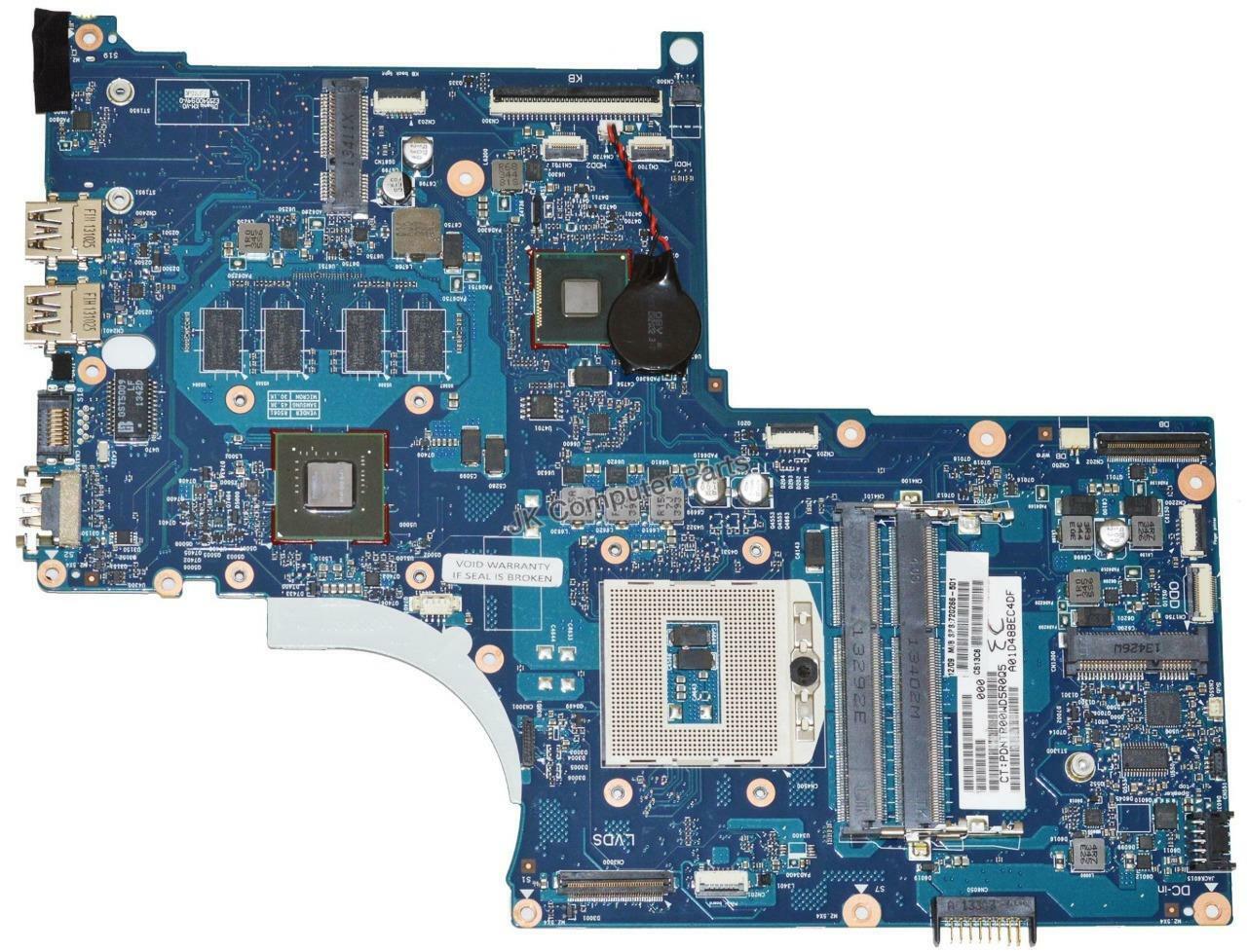 HP Envy 17-J 740M/2G Intel Laptop Motherboard s947 746451-601 Socket Type: Socket 947 Compatible CPU Brand: