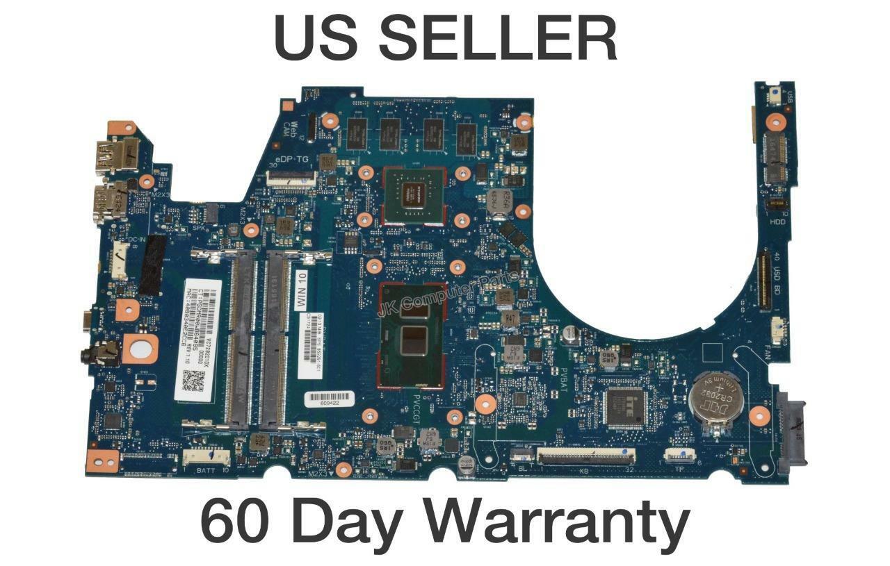 HP 17-U Laptop Motherboard 940MX/2GB w/ Intel i7-7500U 2.7Ghz CPU 859291-601 Brand: HP Integrated CPU: i7- - Click Image to Close