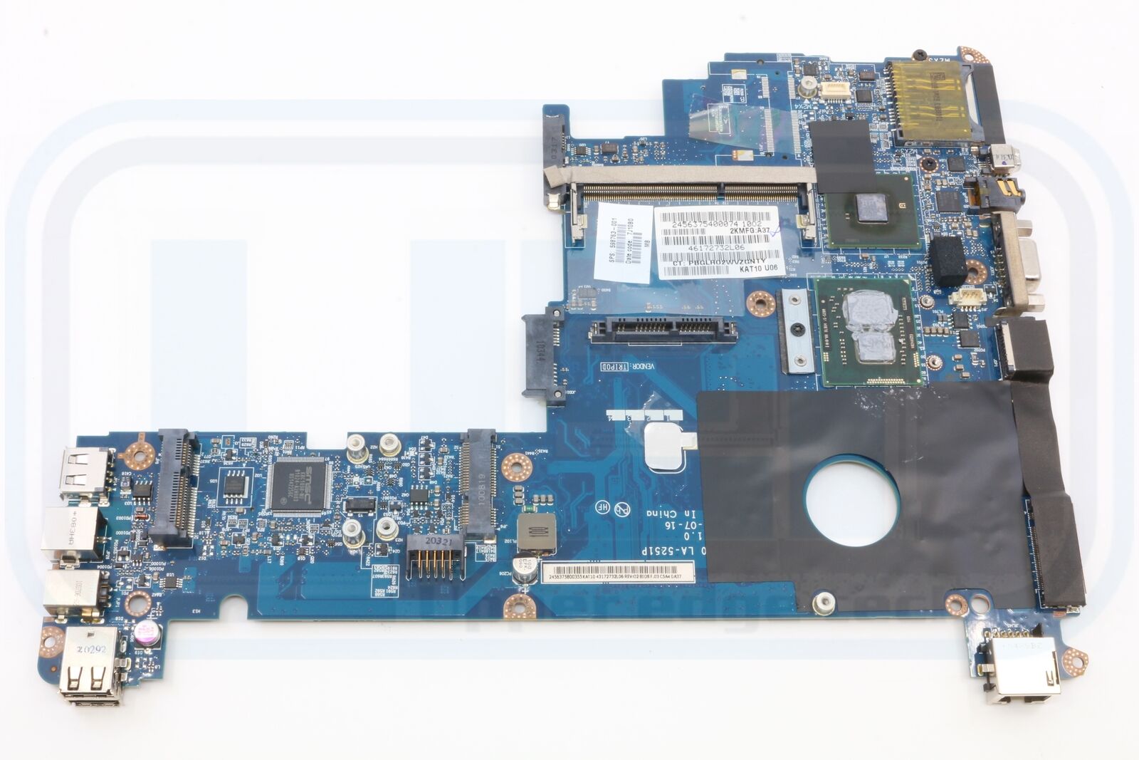 HP Elitebook 2540p Laptop Motherboard 598763-001 i5-520M 2.4 GHz Intel Tested Brand: HP Socket Type: 1196