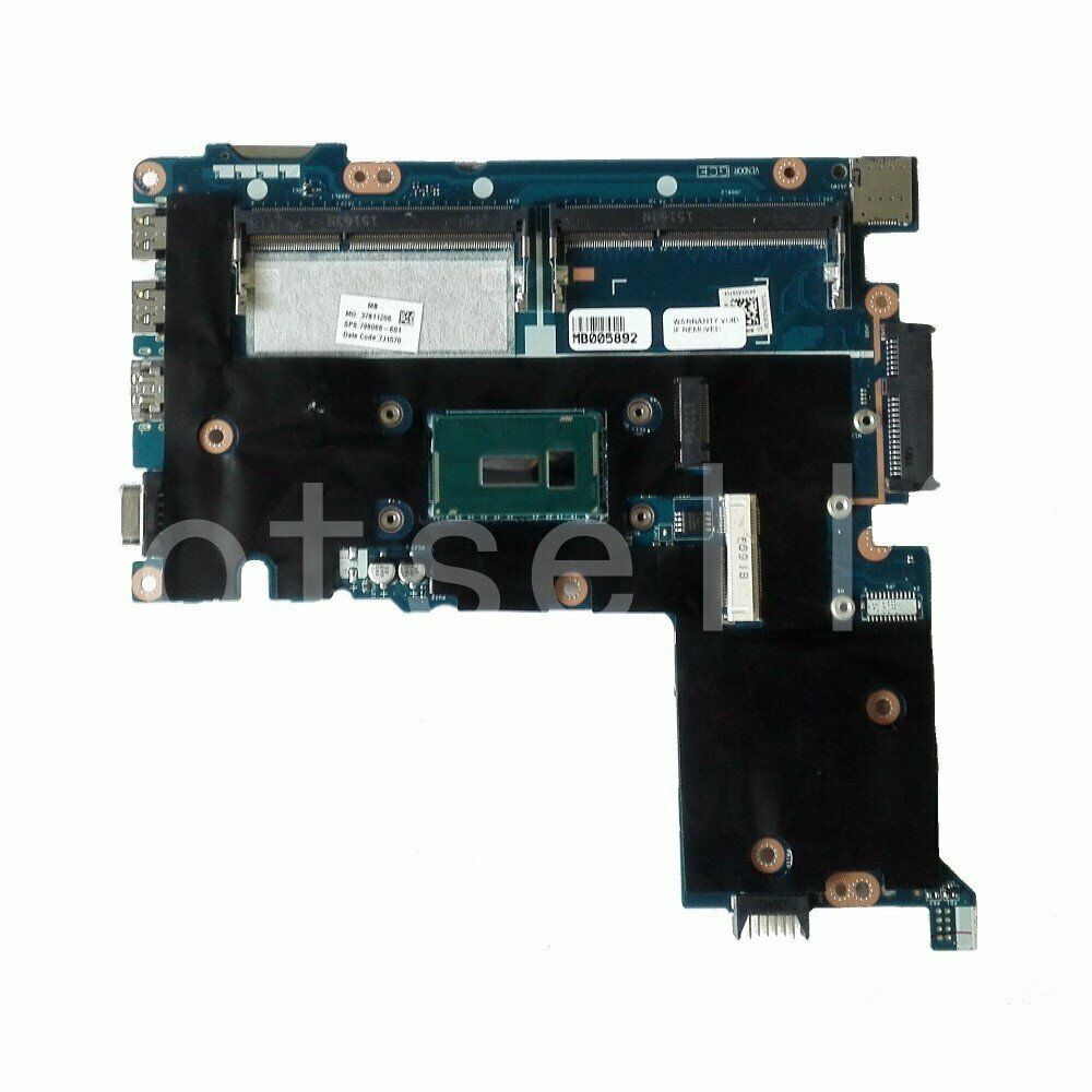 FOR HP 430 G2 Laptop Motherboard W/ I5-5200U CPU 798066-601 DDR3 Test Ok Brand: HP Number of Memory Slots