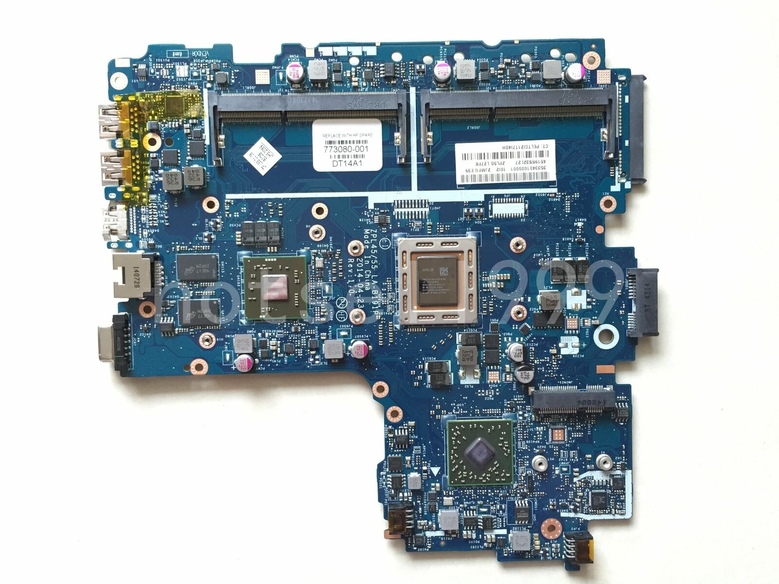 For HP Probook 455 G2 773080-001 Laptop Motherboard FX-7500 R7 M265 2GB Tested Brand: HP Number of Memory - Click Image to Close