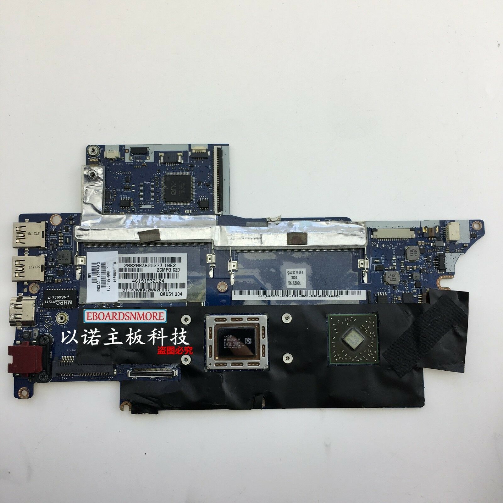 HP laptop mainboard ENVY4 ENVY6 689158-001 laptop motherboard A10-AM4655 Compatible CPU Brand: AMD Fe